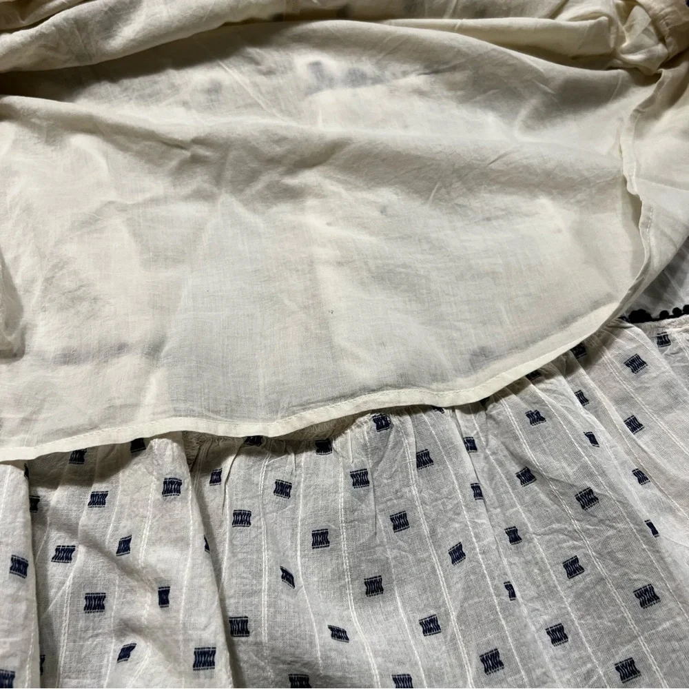 NWT Lucky Brand Cream and Black Patterned Maxi Skirt Size S - Picture 8 of 8